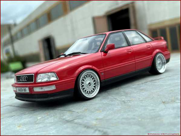 1:18 Audi 80 Quattro Competition Limousine 1994 + BBS RS Alufelgen